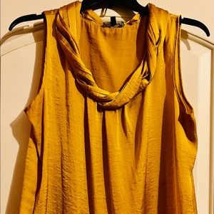 Gold Sleeveless Shirt